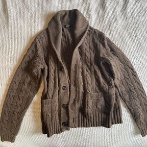 J. Crew brown cardigan